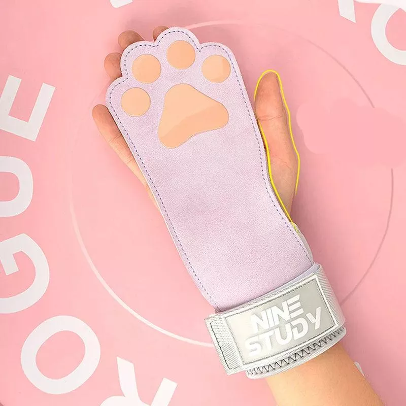 Weight Lifting Hooks with Nylon Straps