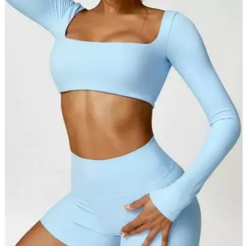 Women's 2-Piece Long Sleeve Gym Set