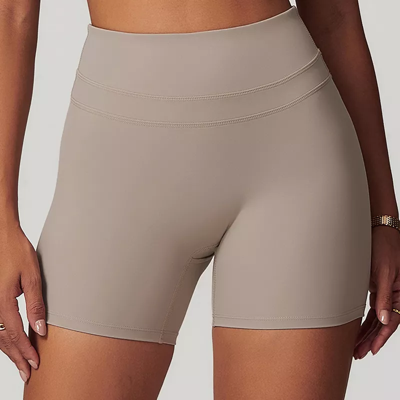 High-Waist Quick-Dry Gym Shorts – Women's Workout & Yoga Compression Shorts - Image 3