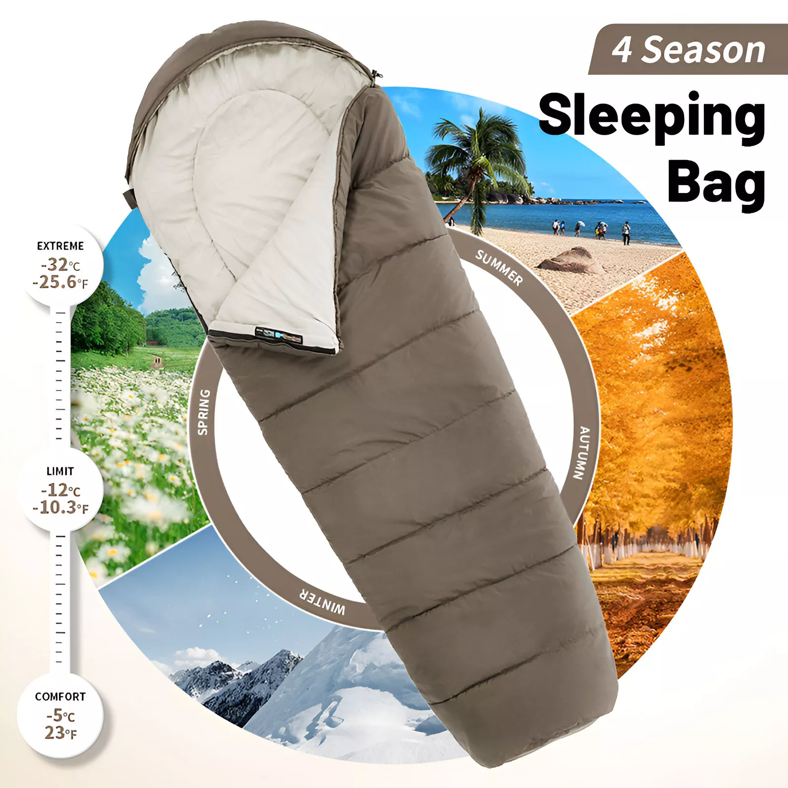 Lightweight Mummy Sleeping Bag - Image 2