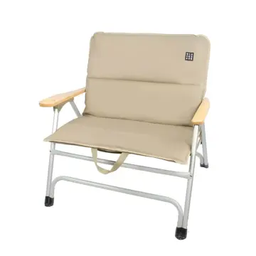 Comfortable Folding Camping Chair with Cushion and Cover