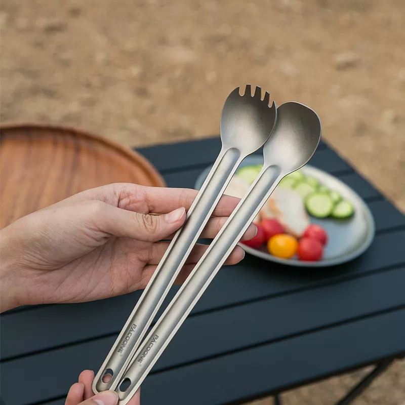 Portable Titanium Spork for Camping and Hiking - Image 3