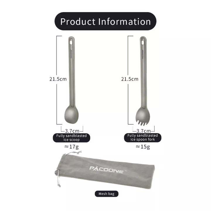 Portable Titanium Spork for Camping and Hiking - Image 6