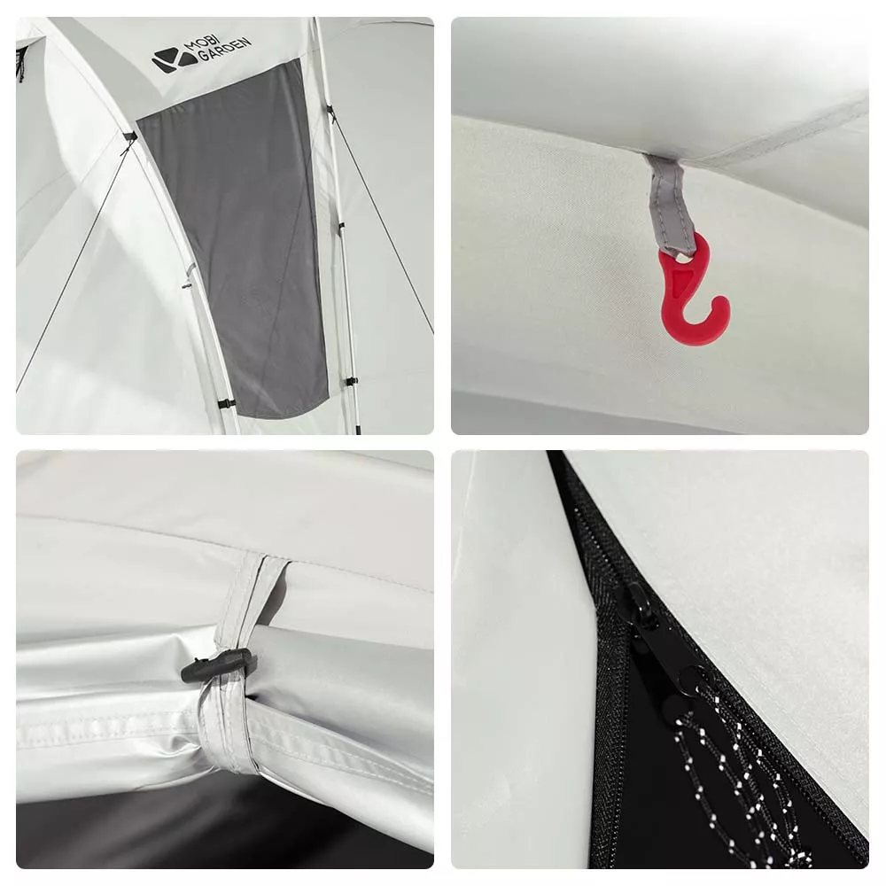 Waterproof 4-Person Glamping Tent – Spacious & Durable for All-Season Camping - Image 5