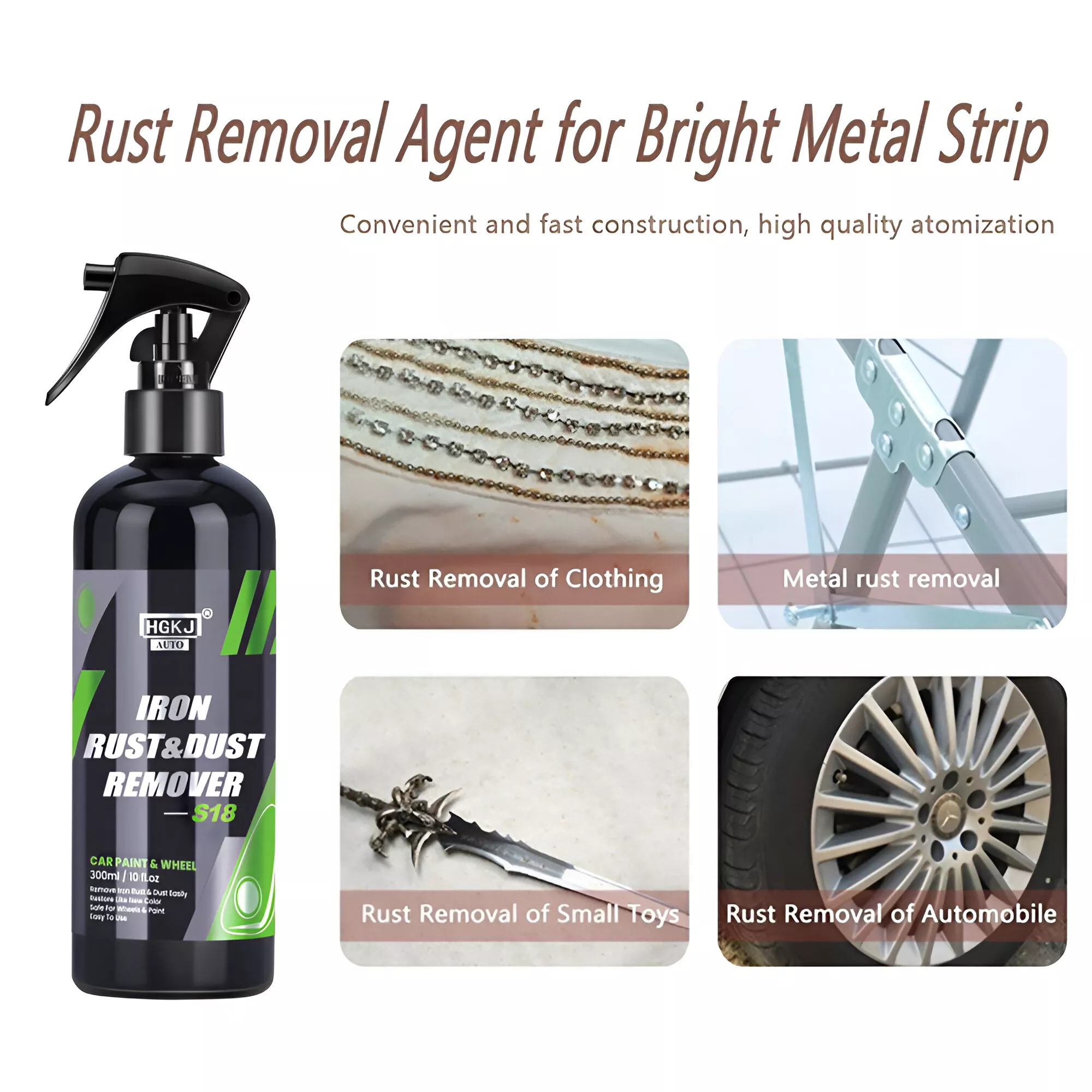 Iron Rust & Dust Remover Spray for Wheels and Paint - Image 4