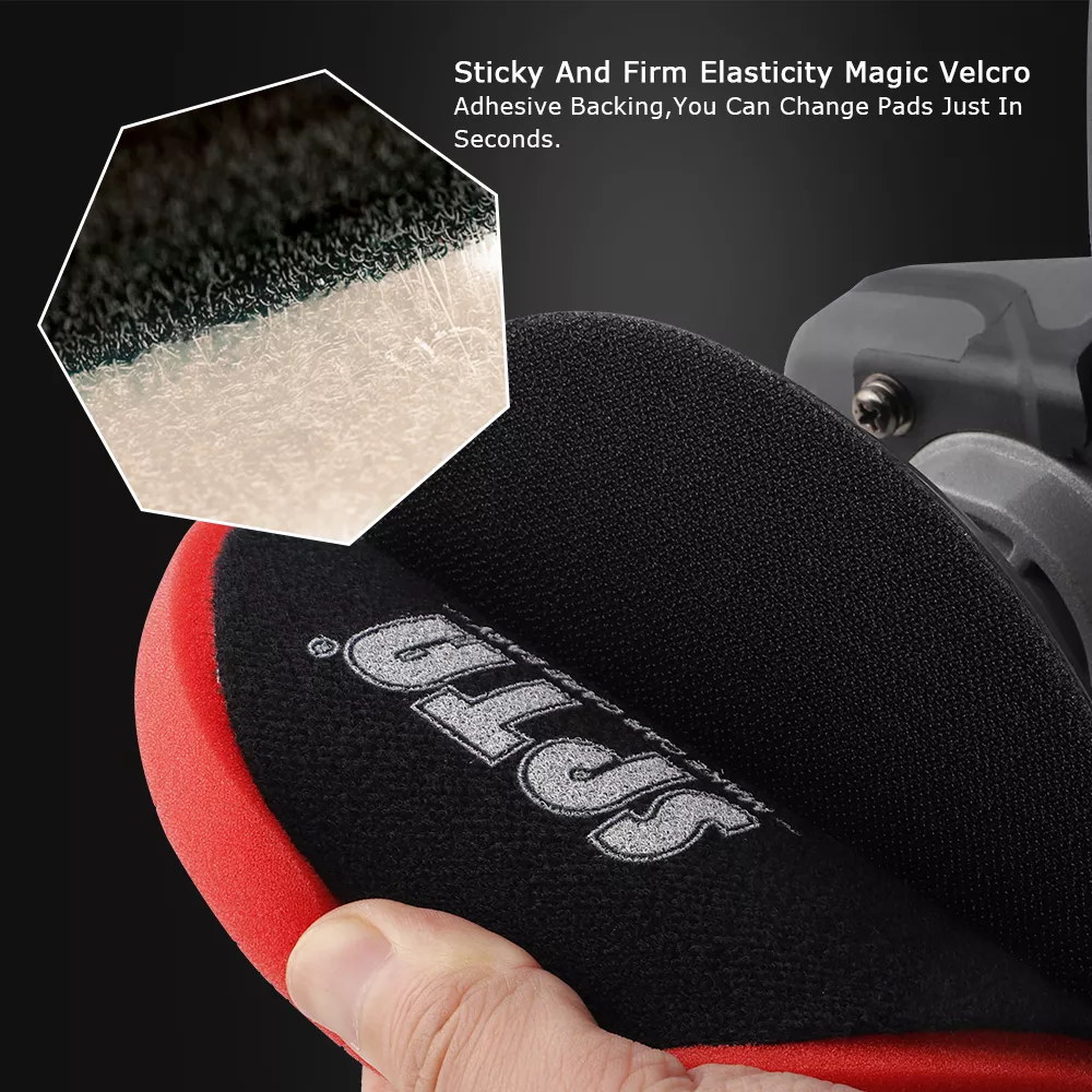 5-Inch Rotary Car Polishing Machine 1380W with Speed Control & Pads - Image 5