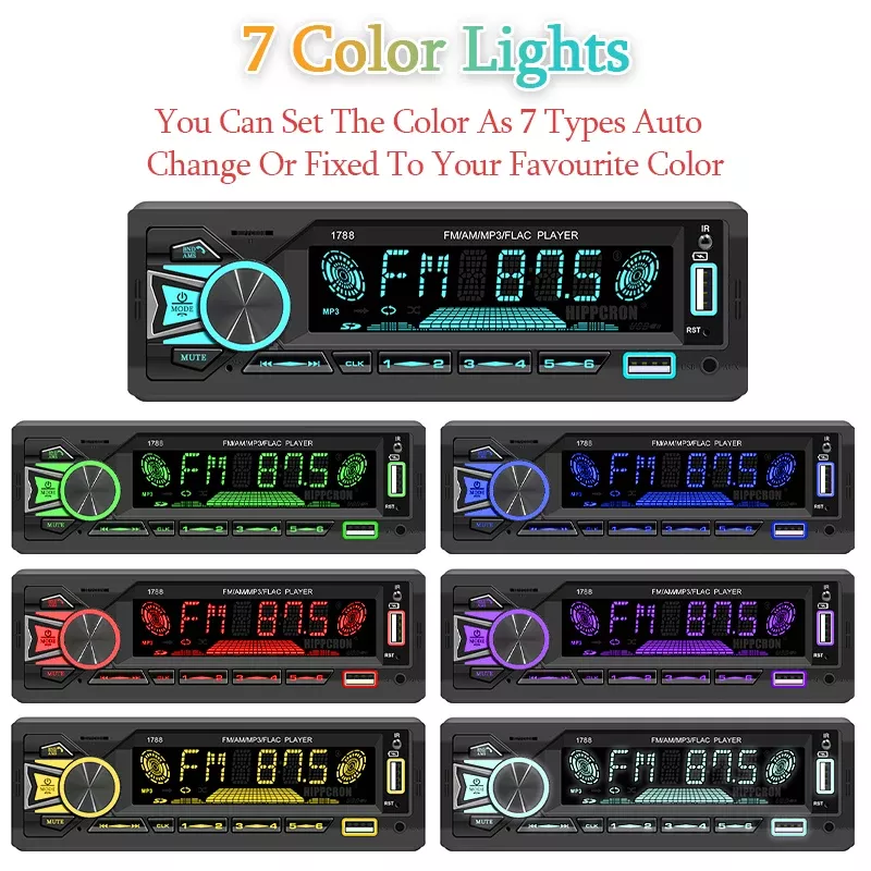 Bluetooth Car Stereo MP3 Player - Image 5