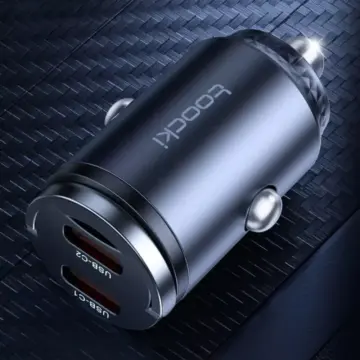 45W Fast Car Charger USB C Adapter