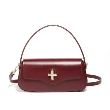 Luxury Genuine Leather Crossbody Satchel Handbag for Women