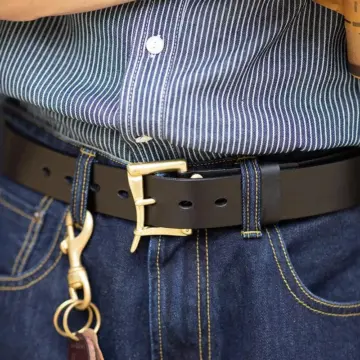 Vintage Handmade Cowhide Belt for Men