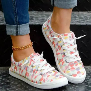 Women’s Floral Print Casual Sneakers