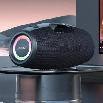 120W Portable Bluetooth Speaker with Deep Bass, LED Lights & Power Bank