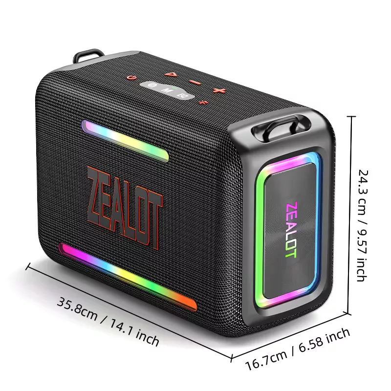 120W Waterproof Portable Bluetooth Speaker with Deep Bass and Triple Passive Radiators - Image 6