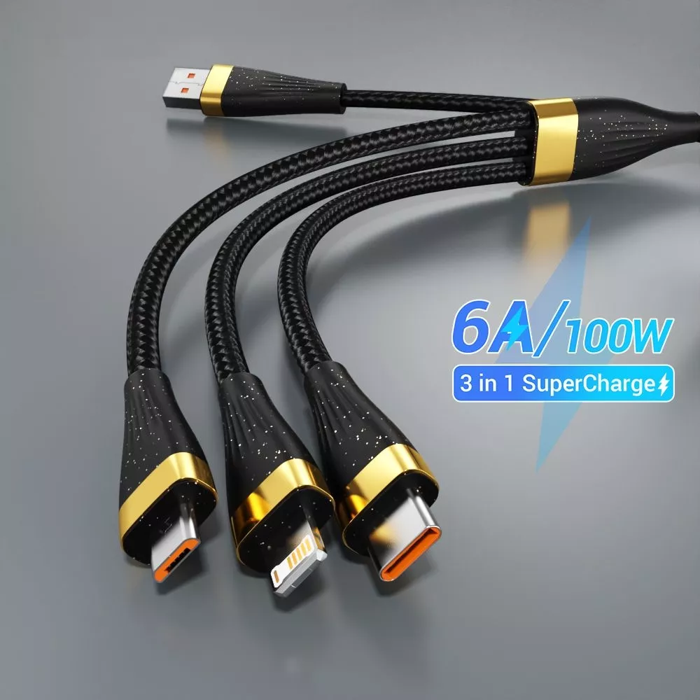 3-in-1 USB Charging Cable