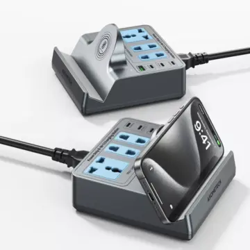 8-in-1 USB C Power Strip with PD Charging for MacBook, iPhone, Samsung