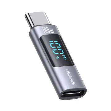 100W PD Type-C OTG Adapter with Digital Display