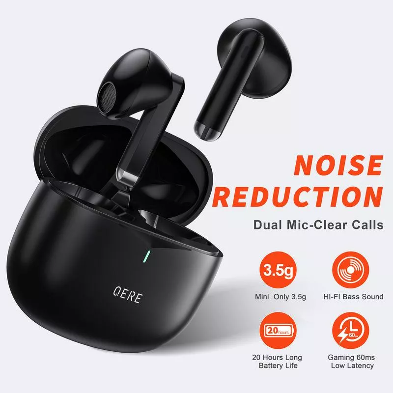 Wireless Bluetooth 5.3 Earphones with HD Microphone and Low Latency for Gaming - Image 2