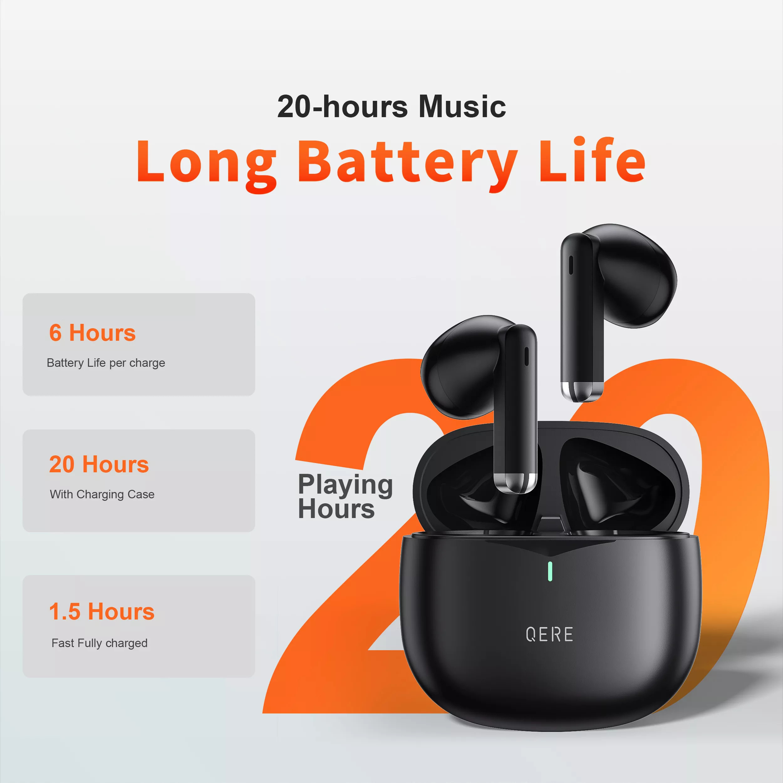Wireless Bluetooth 5.3 Earphones with HD Microphone and Low Latency for Gaming - Image 3