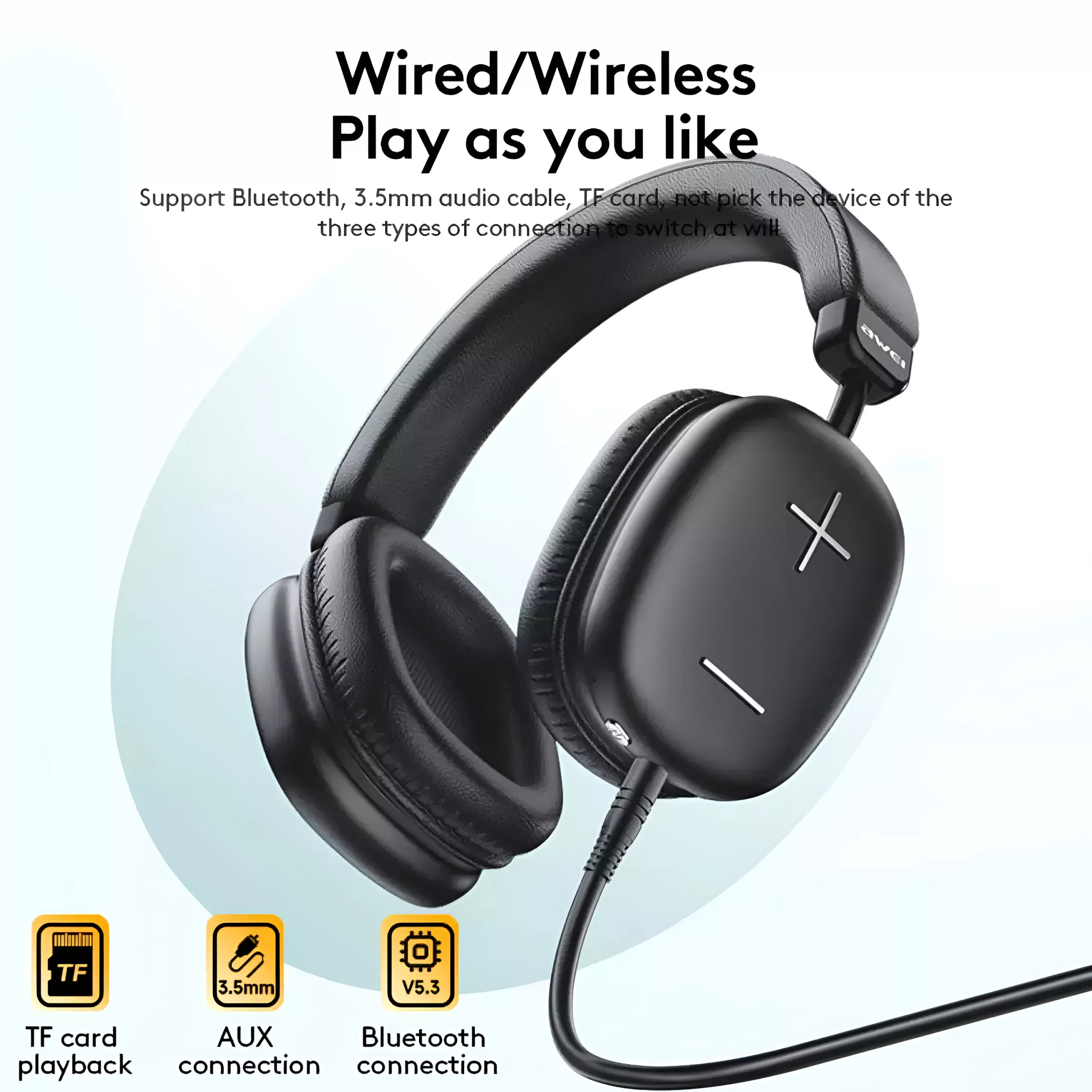 Bluetooth Wireless Noise Canceling Headphones with Transparency Mode and Deep Bass - Image 4