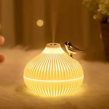 Mini USB Air Humidifier with Aromatherapy & LED Light