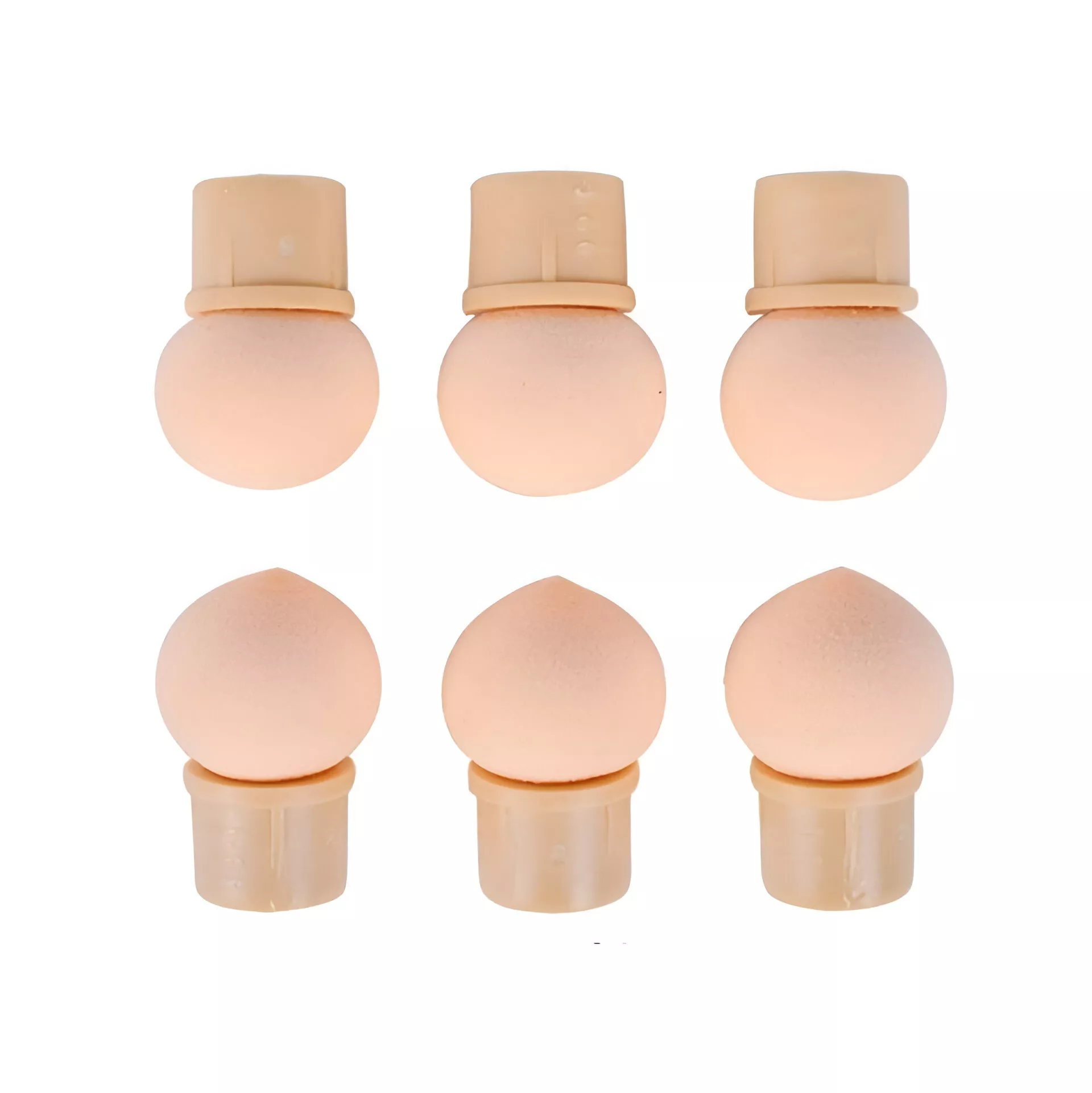 10Pcs Sponge Heads for Nail Art Gradient Brush & Dotting Pen - Image 3