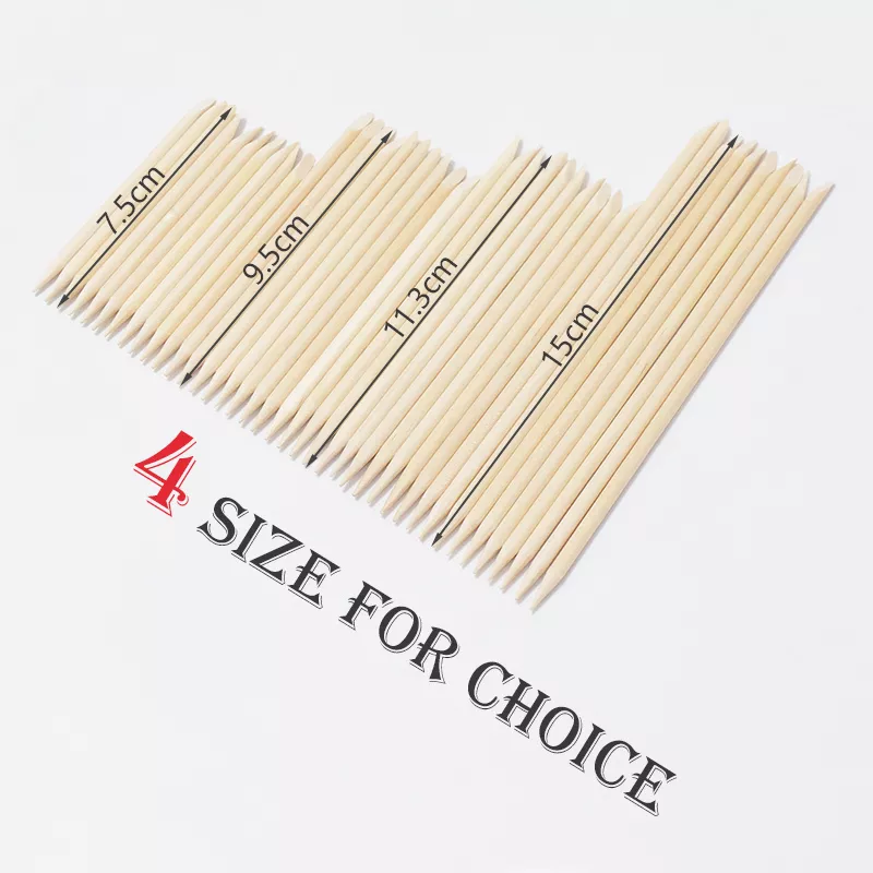 Professional Wooden Cuticle Pusher & Nail Art Sticks – Manicure & Pedicure Tool - Image 4