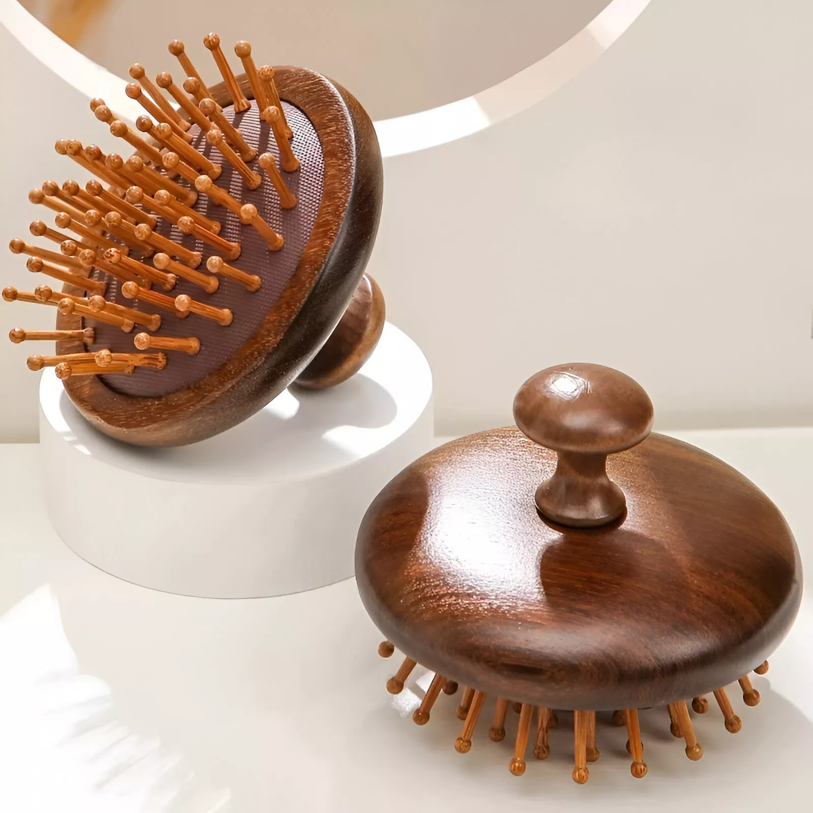 Natural Sandalwood Massage Comb - Image 2