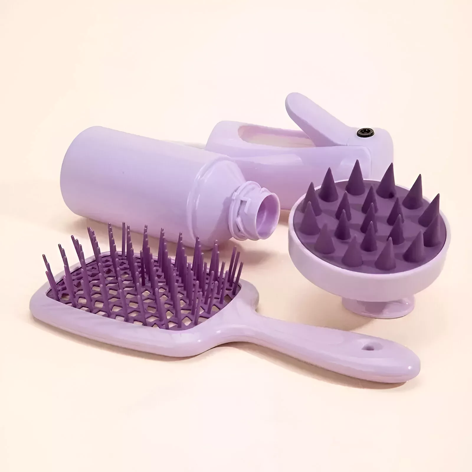 Scalp Massage & Shampoo Brush Set - Image 5