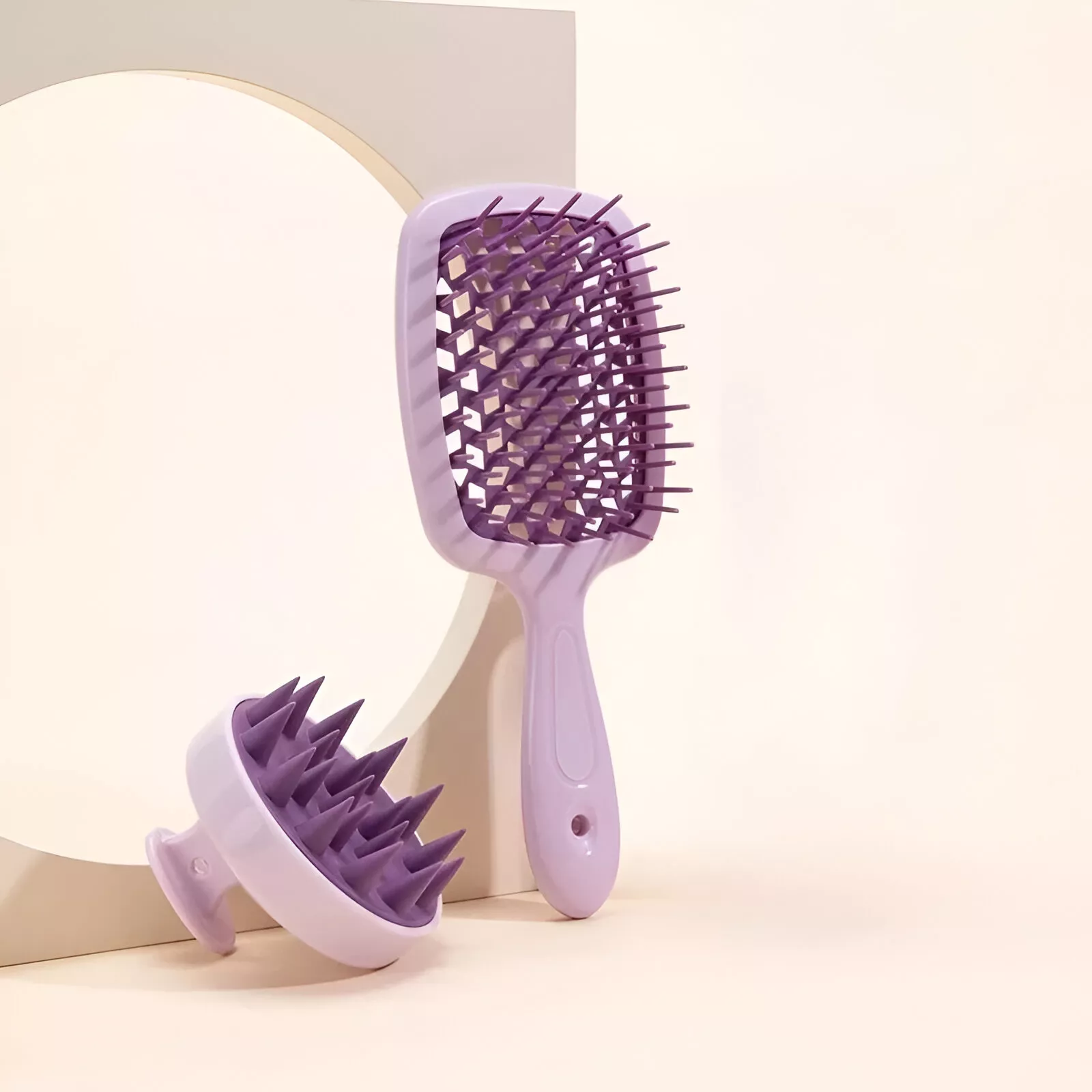 Scalp Massage & Shampoo Brush Set - Image 3