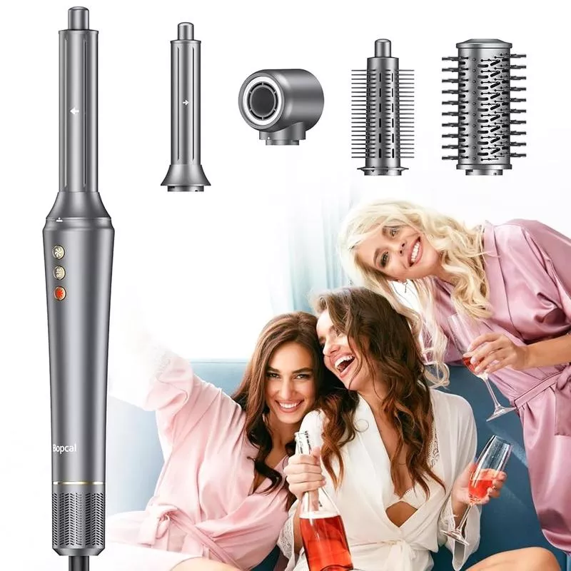 5-in-1 Portable Hair Dryer and Airstyler - Automatic Curling and Styling Tool