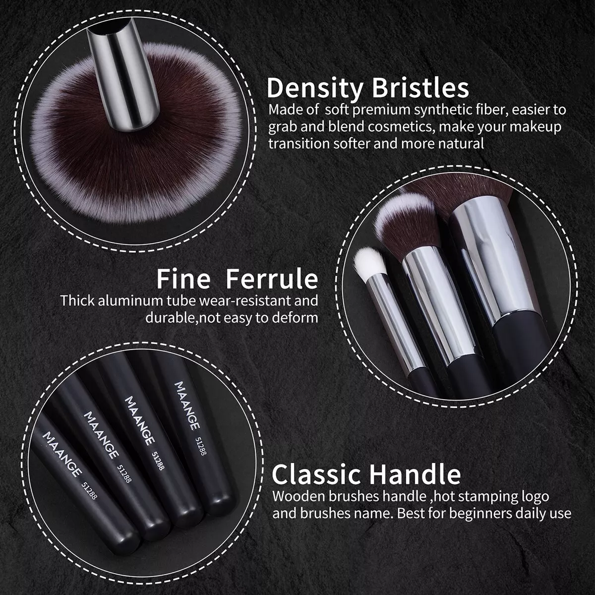30-Piece Professional Makeup Brush Set - Image 5