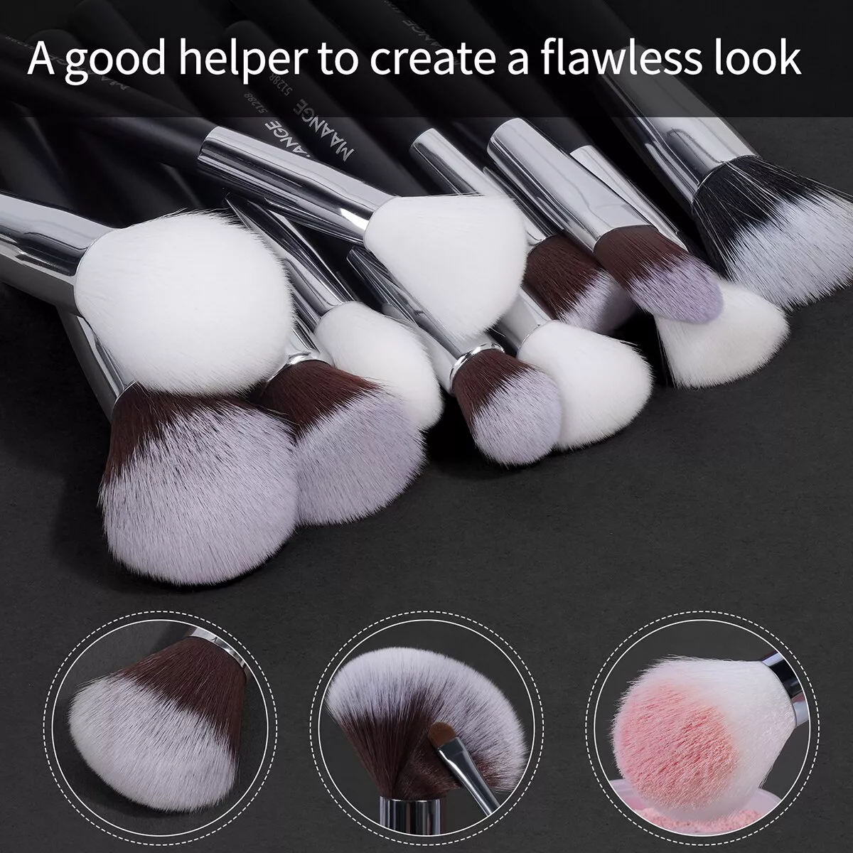 30-Piece Professional Makeup Brush Set - Image 4