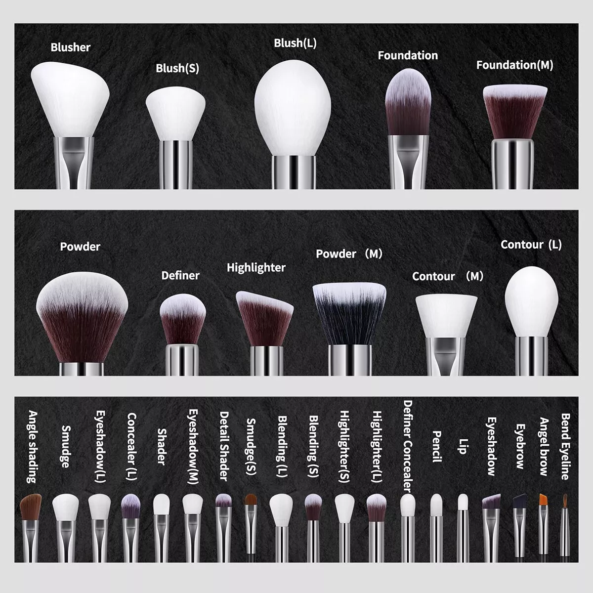 30-Piece Professional Makeup Brush Set - Image 6