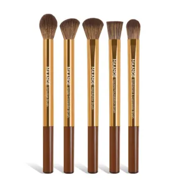 5pcs Aluminum Makeup Brushes Set