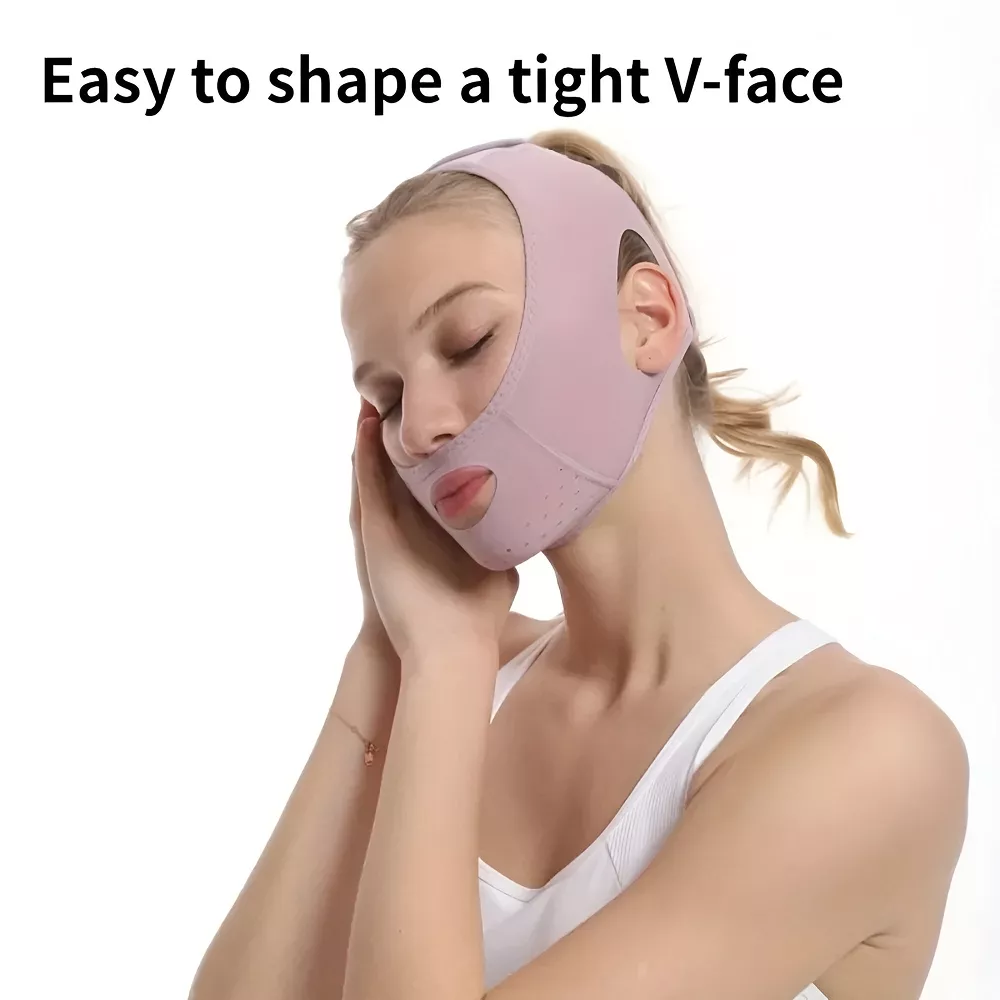Breathable V-Line Face Slimming Band for Women - Image 5