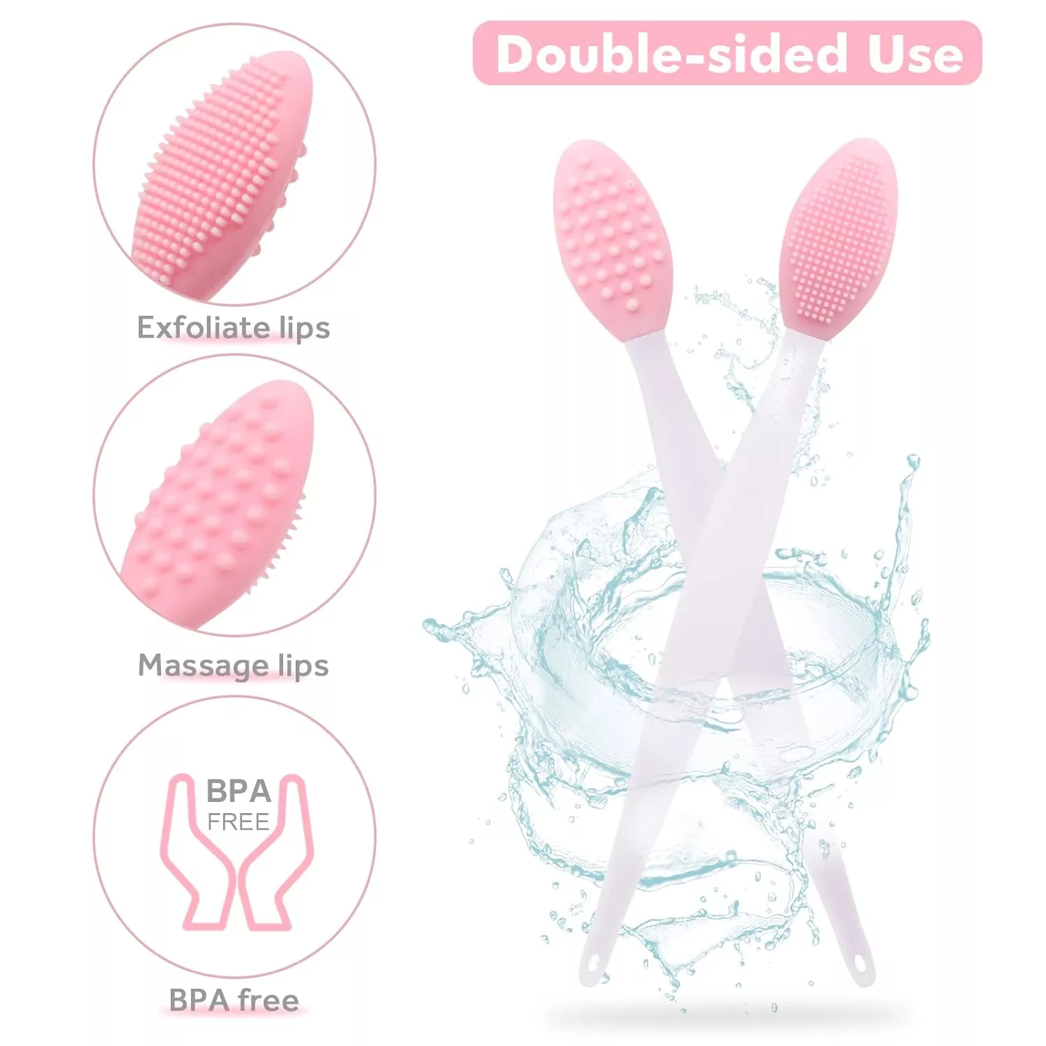 Silicone Dual-Sided Face & Nose Brush - Image 3