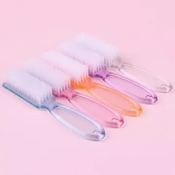 4Pcs Transparent Nail Brush Cleaning Set