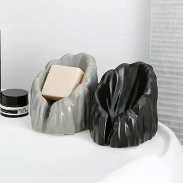 Luxury Ceramic Soap Dish with Drainage