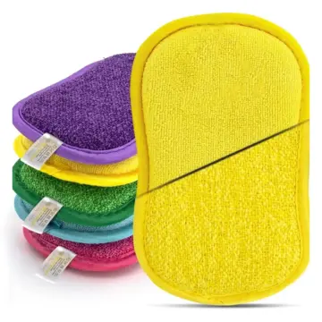 Non-Scratch Scrub Sponges for Dishes & Kitchen Cleaning