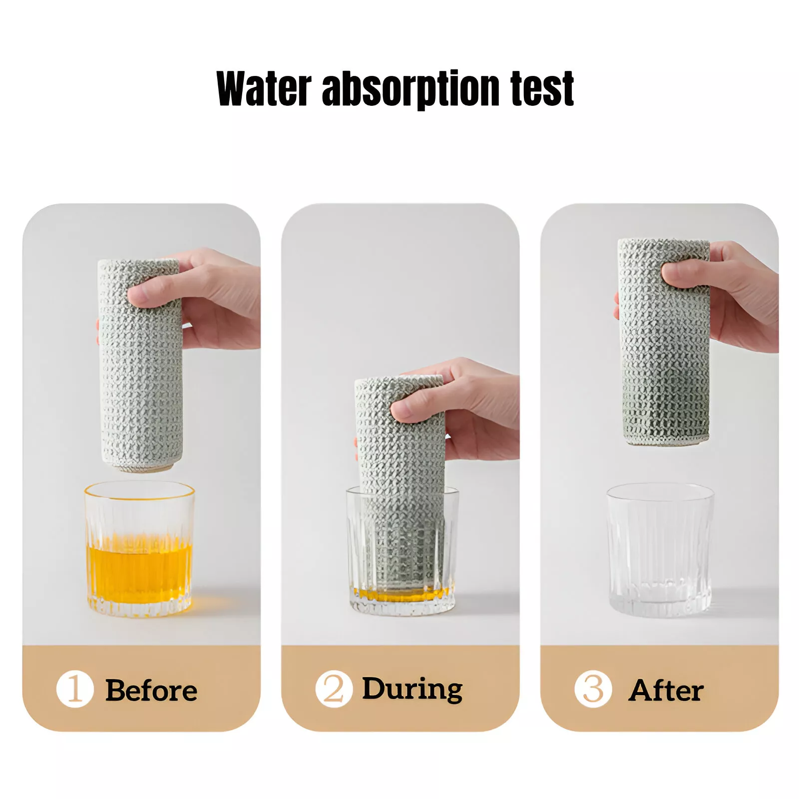 Waffle Microfiber Cloth for Kitchen & Tabletop Cleaning - Image 6