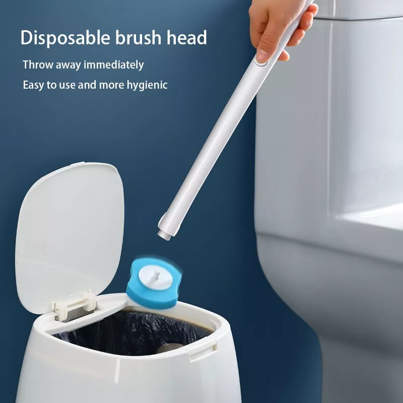 Disposable Toilet Brush - Compact Wall-Mounted Cleaner for Bathrooms - Image 5