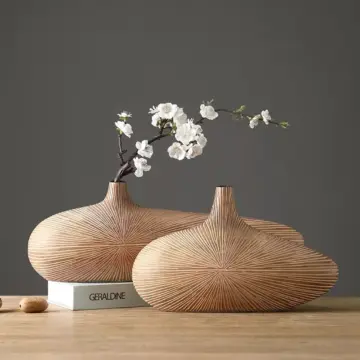 Modern Stripe Resin Vase