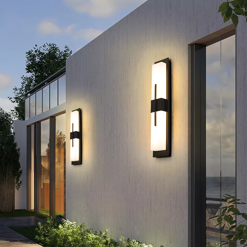 Modern Outdoor LED Wall Light - Waterproof IP65 Stainless Steel Porch & Patio Lamp - Image 3