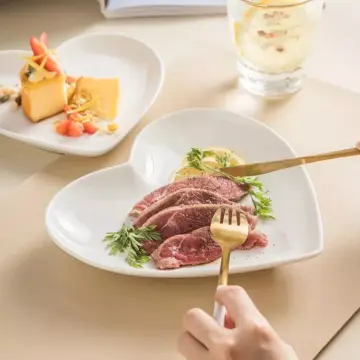 Heart-Shaped Ceramic Plate