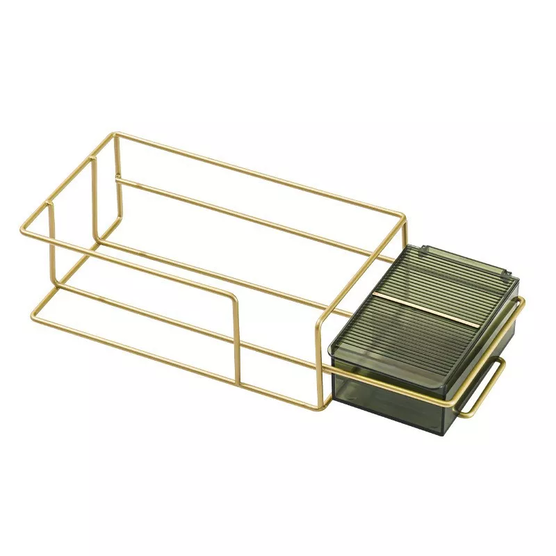 Elegant Wall-Mounted Paper Roll Holder - Multifunctional Bathroom Organizer - Image 5