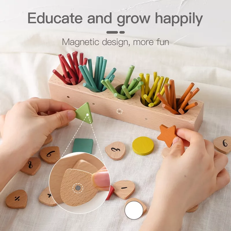 Montessori Wooden Counting Stick Toys - Image 3