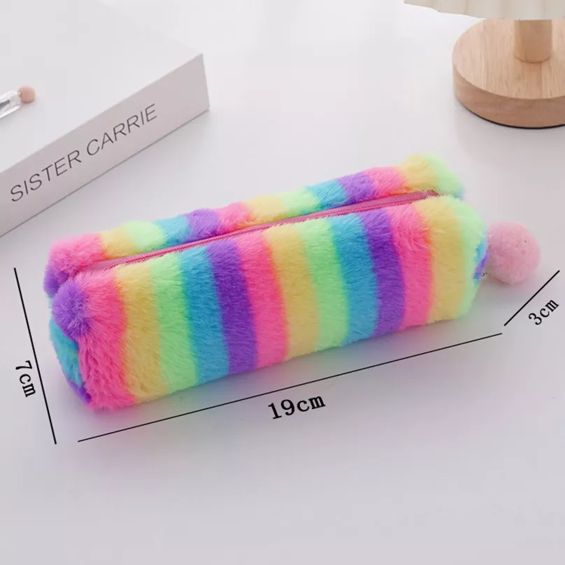 Rainbow Plush Pencil Case - Image 7
