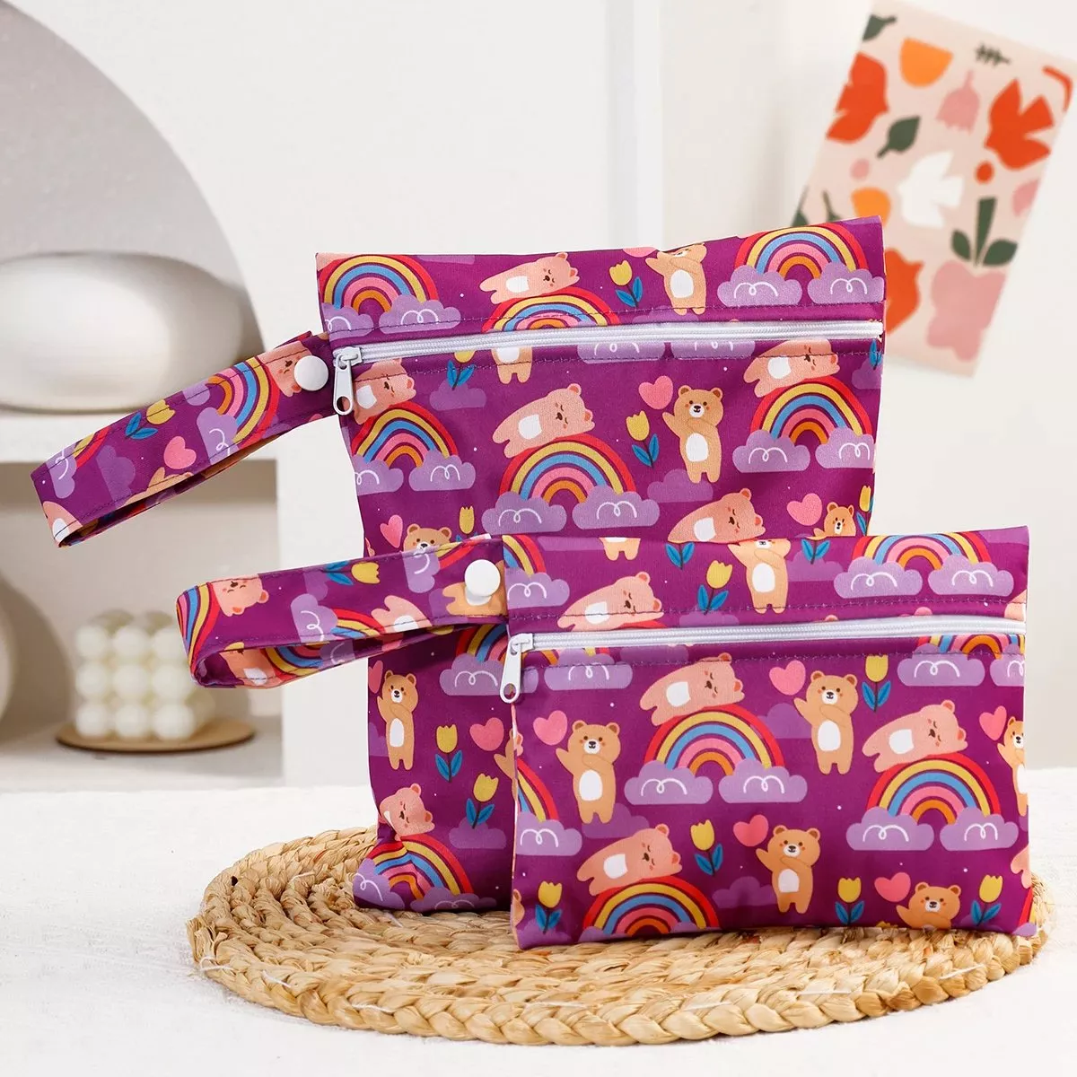 Eco-Friendly Washable Baby Blanket Storage & Travel Bag Set - Image 6