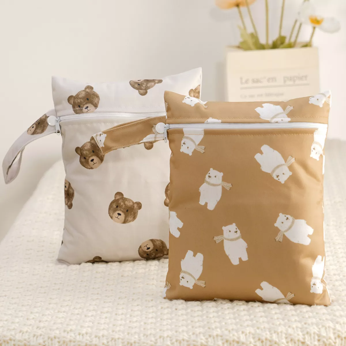 2pcs Set Reusable Baby Blanket Storage Bag - Image 2