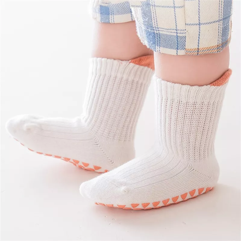 3 Pairs Non-Slip Kids Socks for Toddlers & Babies - Image 2